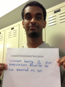 I need feminism because women are half our population and deserve to be treated as so (photo credit: Ileana Jiménez).
