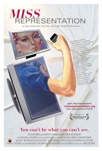 Miss Representation poster "You can't be what you can't see." 