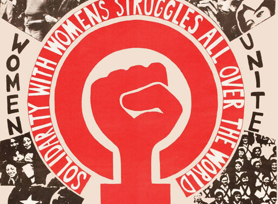 An illustration depicting global feminism  Credit: Gawk | Global Feminisms 