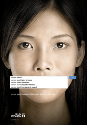 What does it mean to be a girl? Ad that shows people how the worl thinks of girls. (Advertising Agency: Ogilvy & Mather, Dubai, UAE)